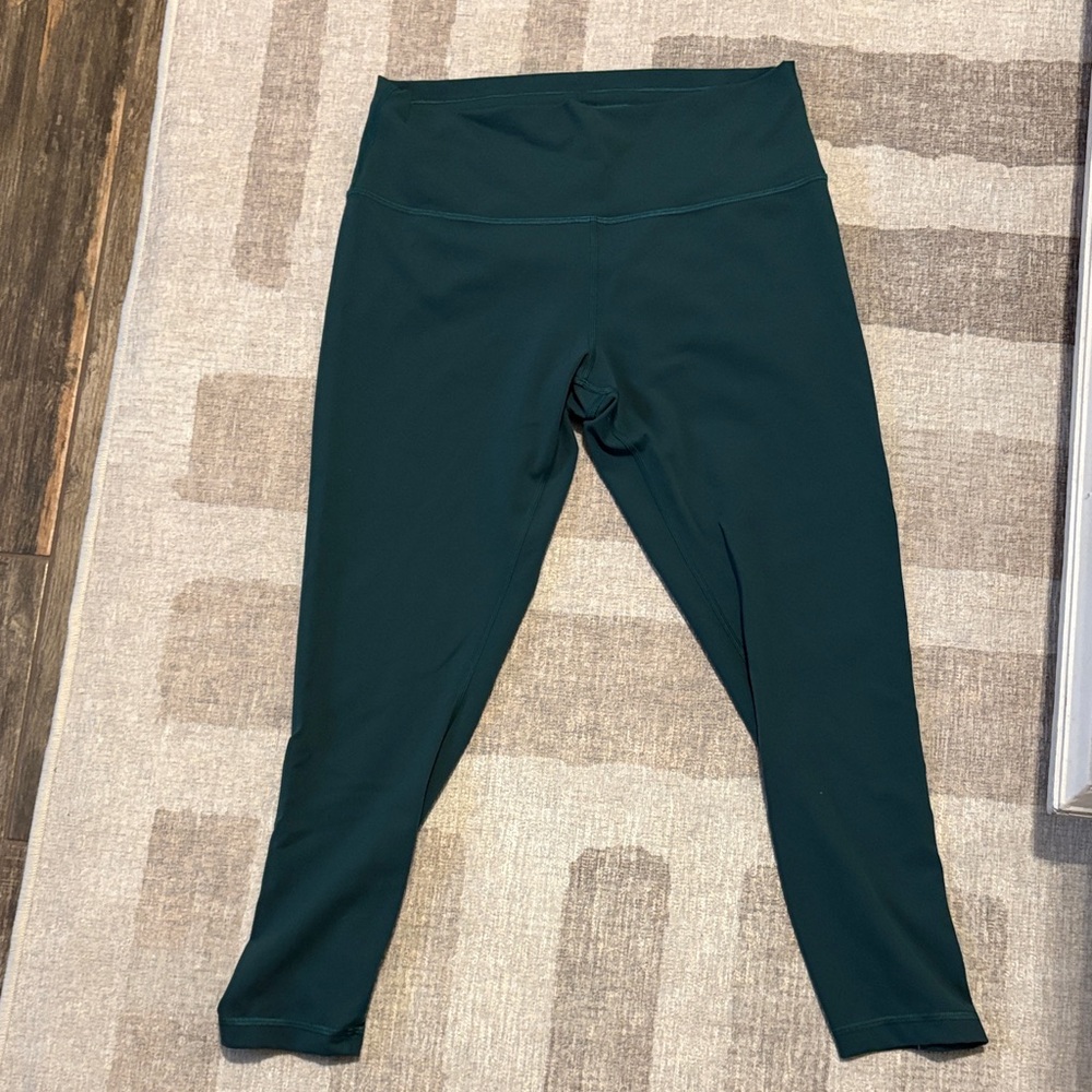 Lululemon Women’s Storm Teal Wunder Train High-Rise Tight 25”